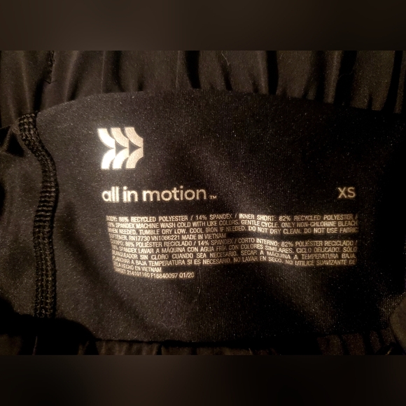 All in Motion Black Skorts Athletic Shorts - Picture 2 of 6